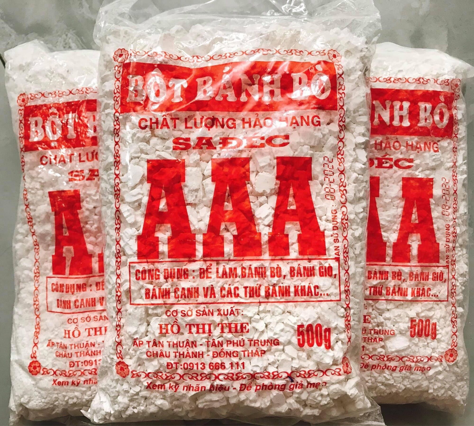 Bột gạo lọc AAA 10kg chuyên làm bánh bò , cuốn, bèo, đúc