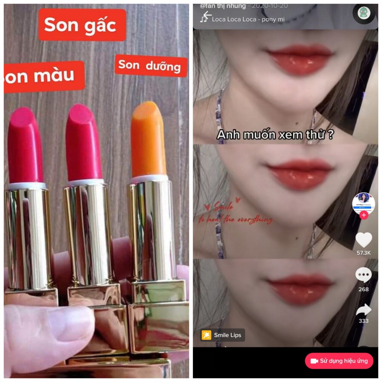 Son dưỡng gấc làm cho bờ môi mềm mại căng bóng . suất sứ Việt Nam