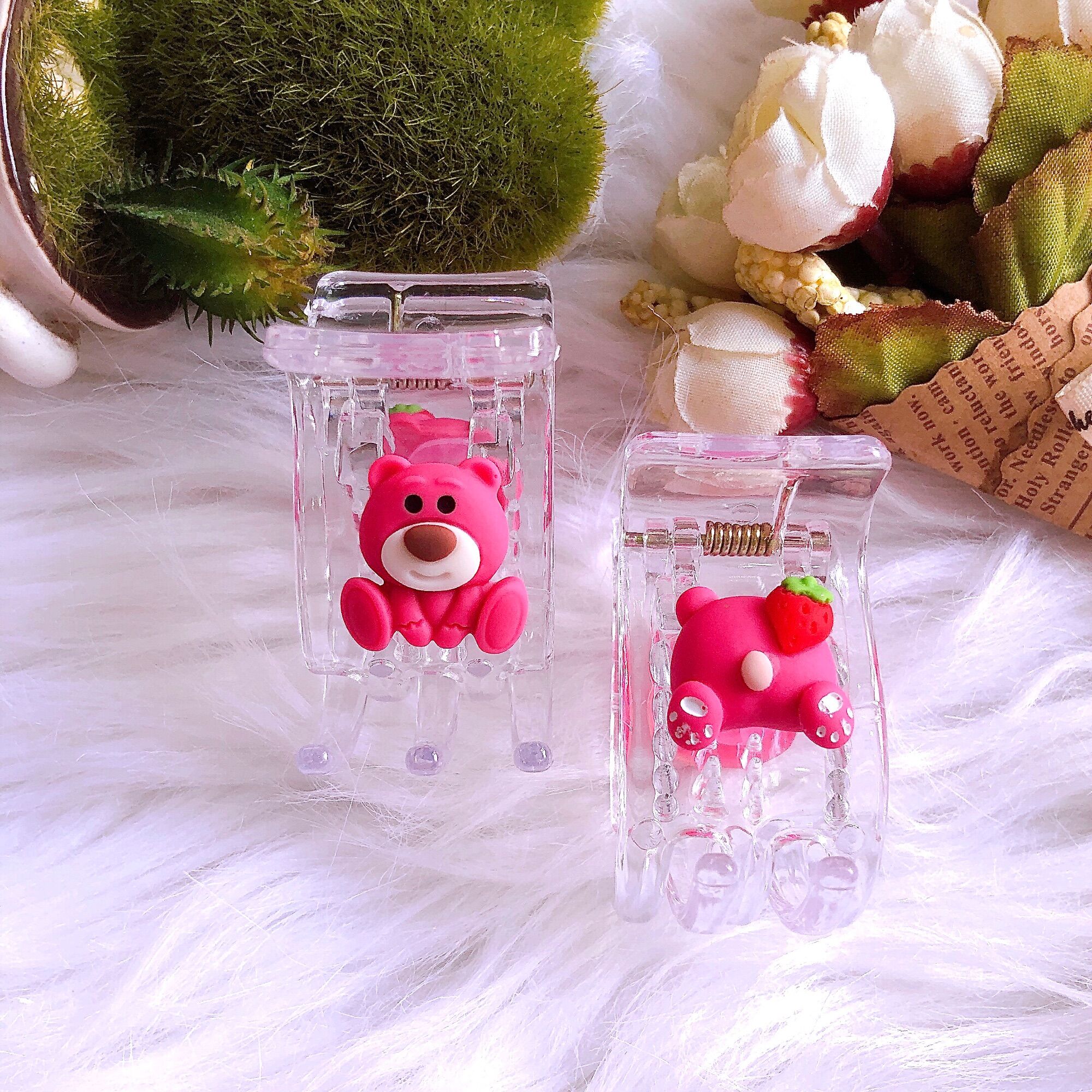 KẸP TÓC CÀNG CUA 5R GẤU DÂU LOTSO