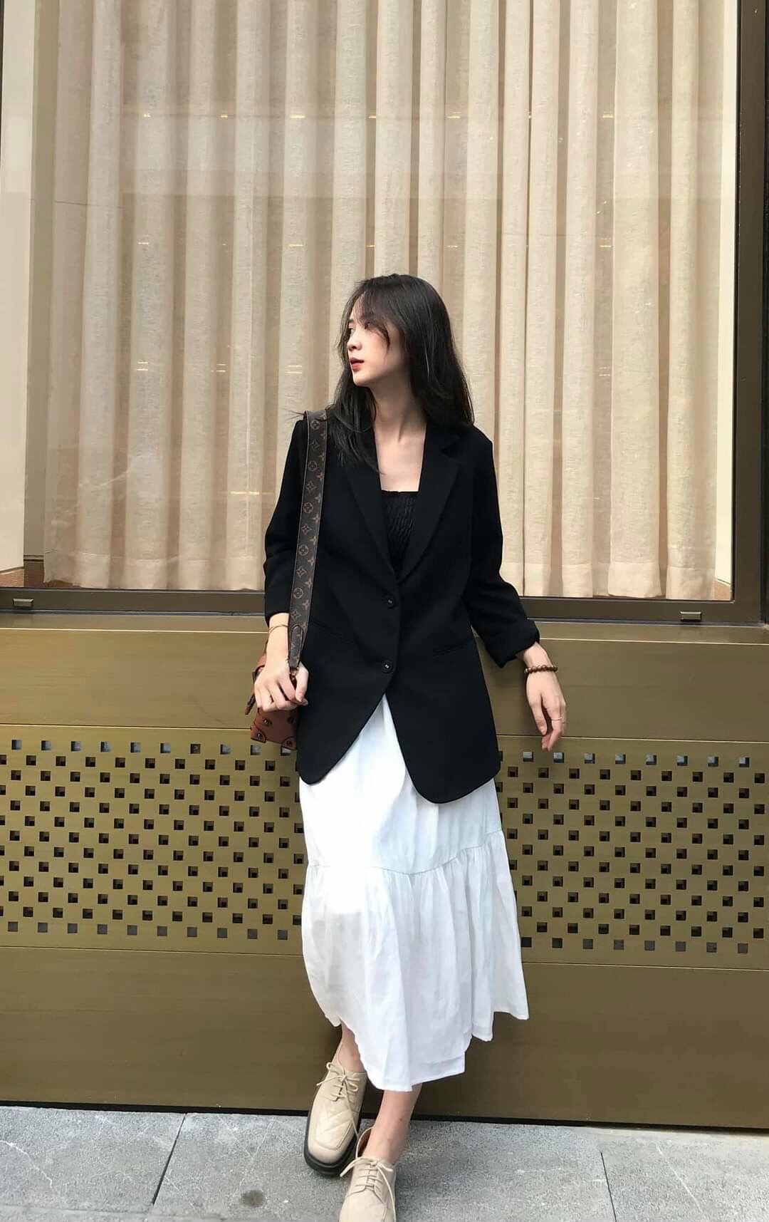 Áo Blazer dáng basic