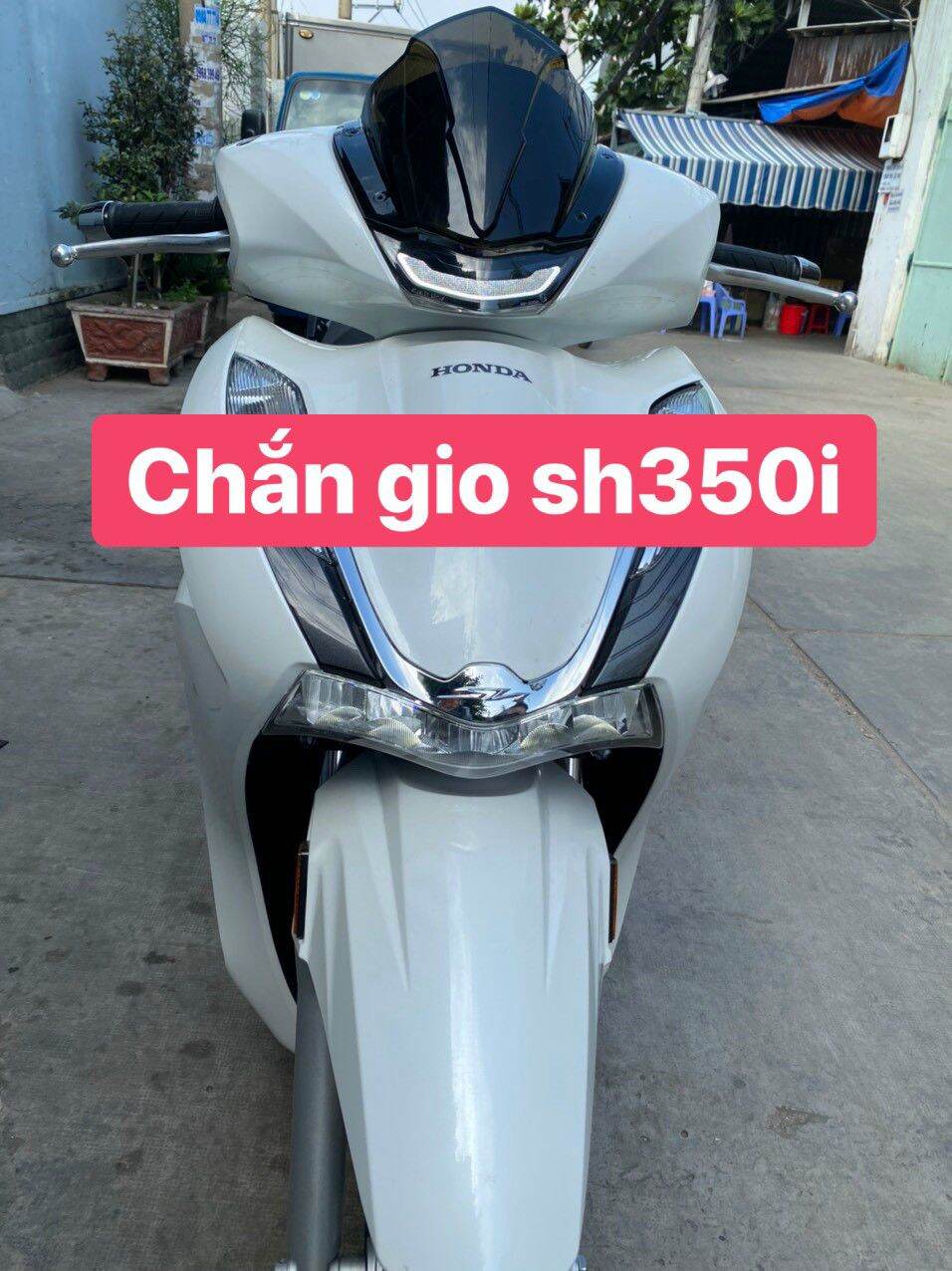 Mão SH 350i ( chắn gió) màu khói