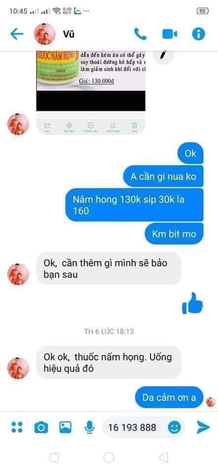 Nấm họng trúc Linh 0816.193.888