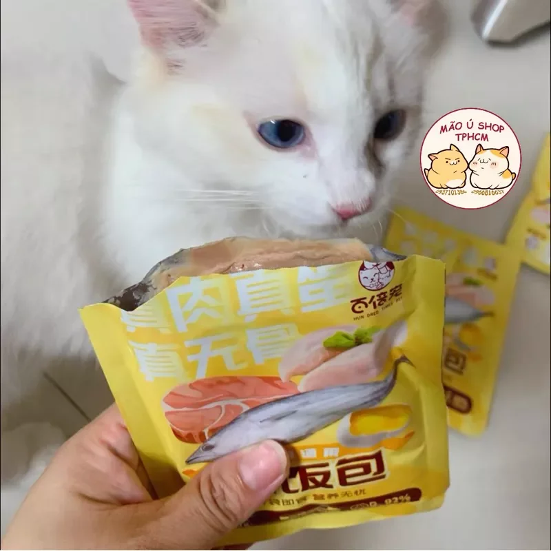 [COMBO 5-20 GÓI 100g] PATE HUNDRED - PATE NỘI ĐỊA TRUNG CHO CẢ CHÓ VÀ MÈO