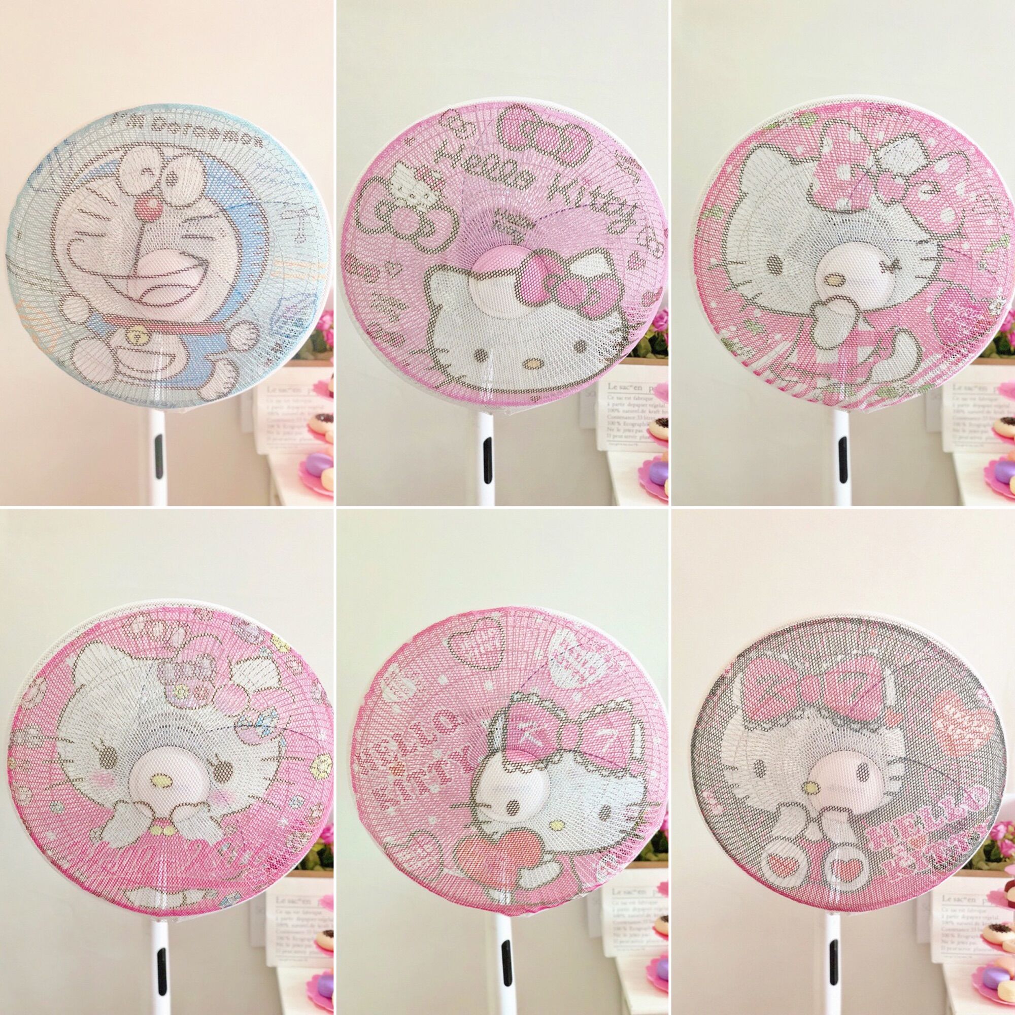 Bọc quạt Hello Kitty - Doremon Doraemon
