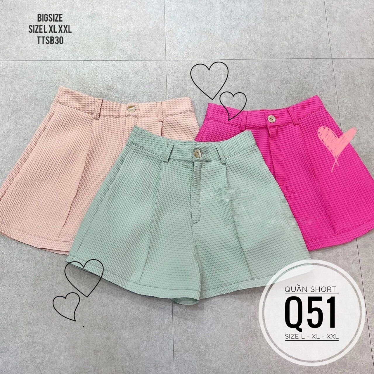 Bigsize 60- 90kg QUẦN SHORT
