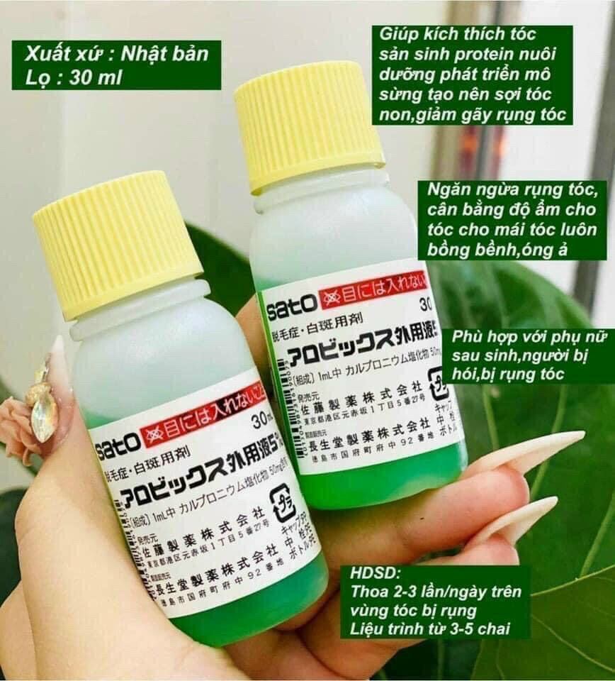 Mọc tóc sato thảo dược sato nhật bản chai 30ml