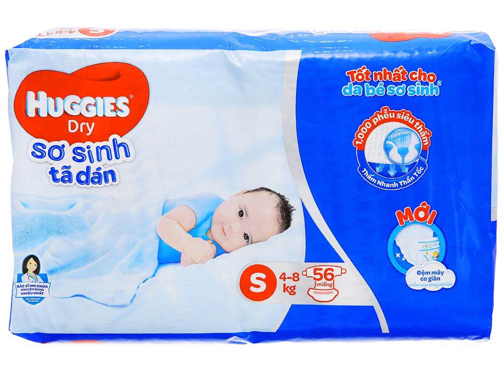 Tã dán Huggies S56 (4 - 8kg).