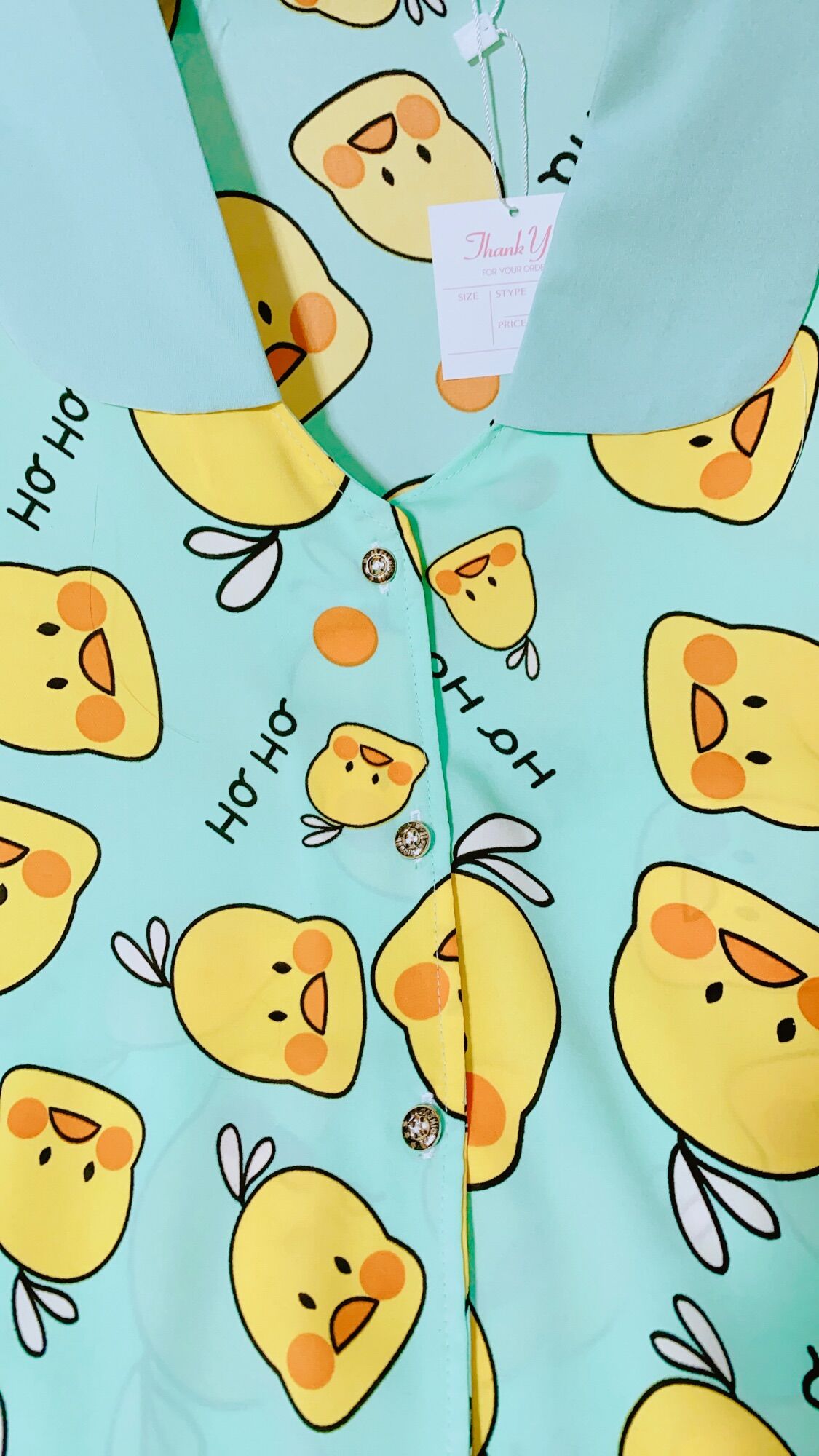 Bộ Lụa Mango Pyjama Vịt Ú Tay Dài Quần Dài dưới 58kg