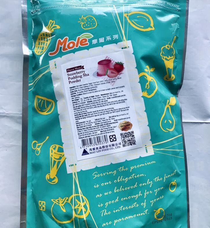 Bột Làm Pudding Trứng, Dâu Mole Đài Loan 1kg