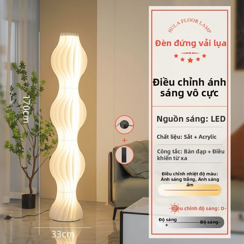 Đèn Sàn Phong Cách Kem Ánh Sáng