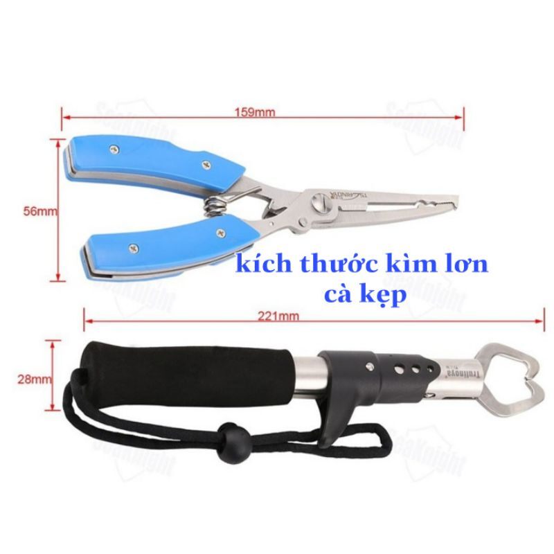 Combo kìm kẹp cá cao cấp