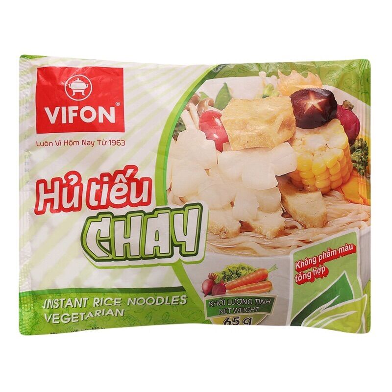 Thùng 30 gói Hủ Tiếu Chay Vifon 65g