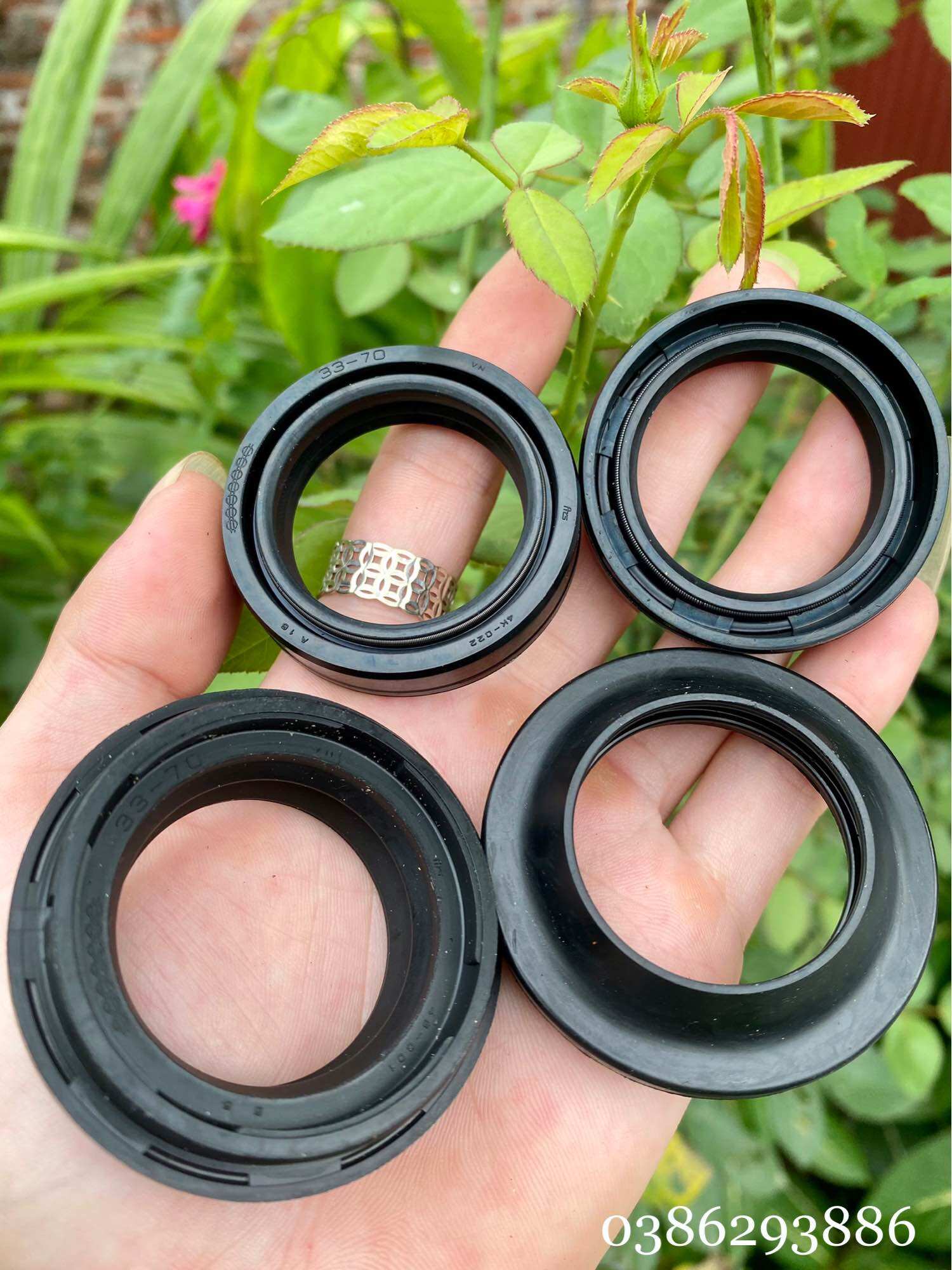 Combo 10 bộ phớt giảm xóc sh zin hãng(bộ đầy đủ 4 chi tiết)
