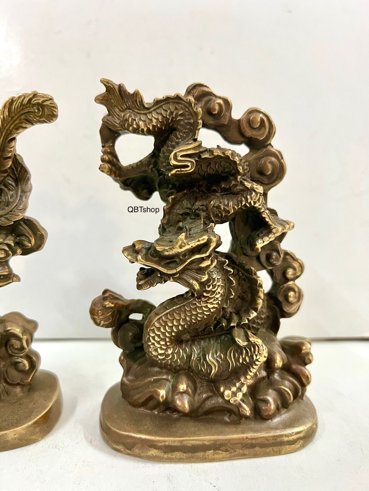 Cặp long phụng bằng đồng phong thuỷ