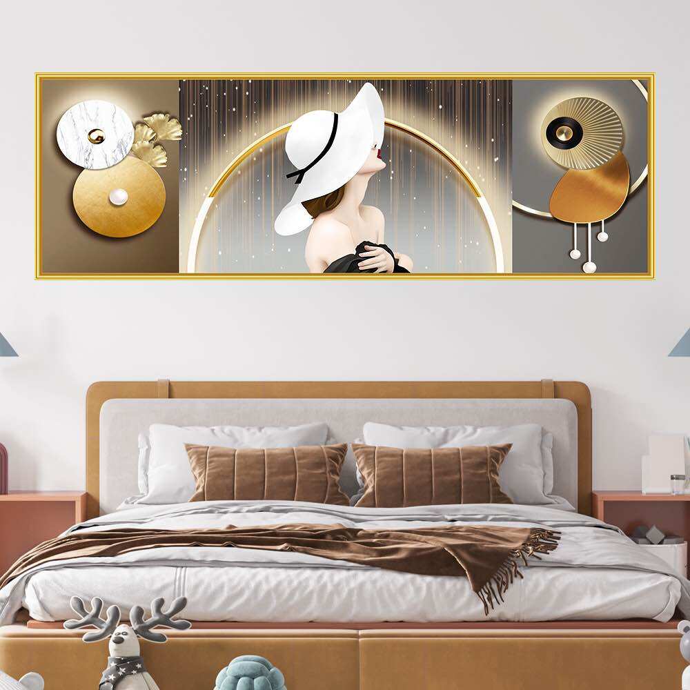 TRANH DÁN TƯỜNG 3D KHỔ LỚN, DECOR PHÒNG NGỦ