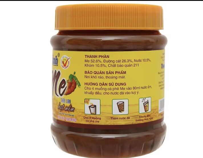 Hủ Đá Me Thanh Bình 900g