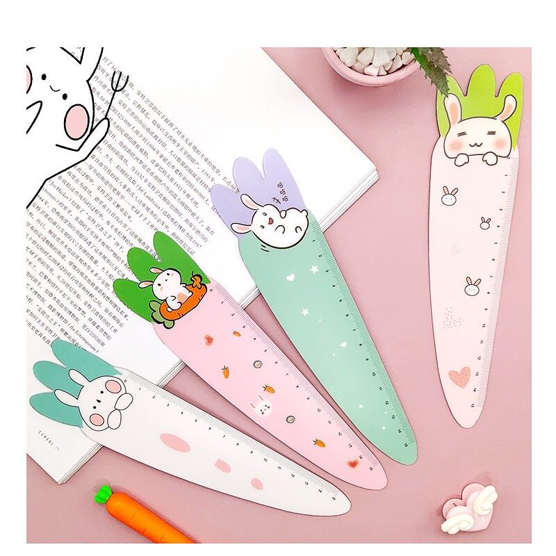 Thước dẻo hình củ cà rốt và bé thỏ