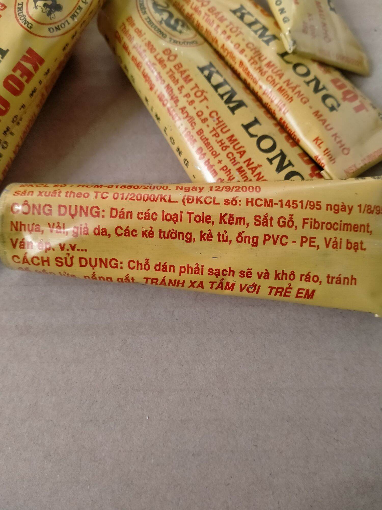 [HCM][2 tuýp] keo chống dột Kim Long