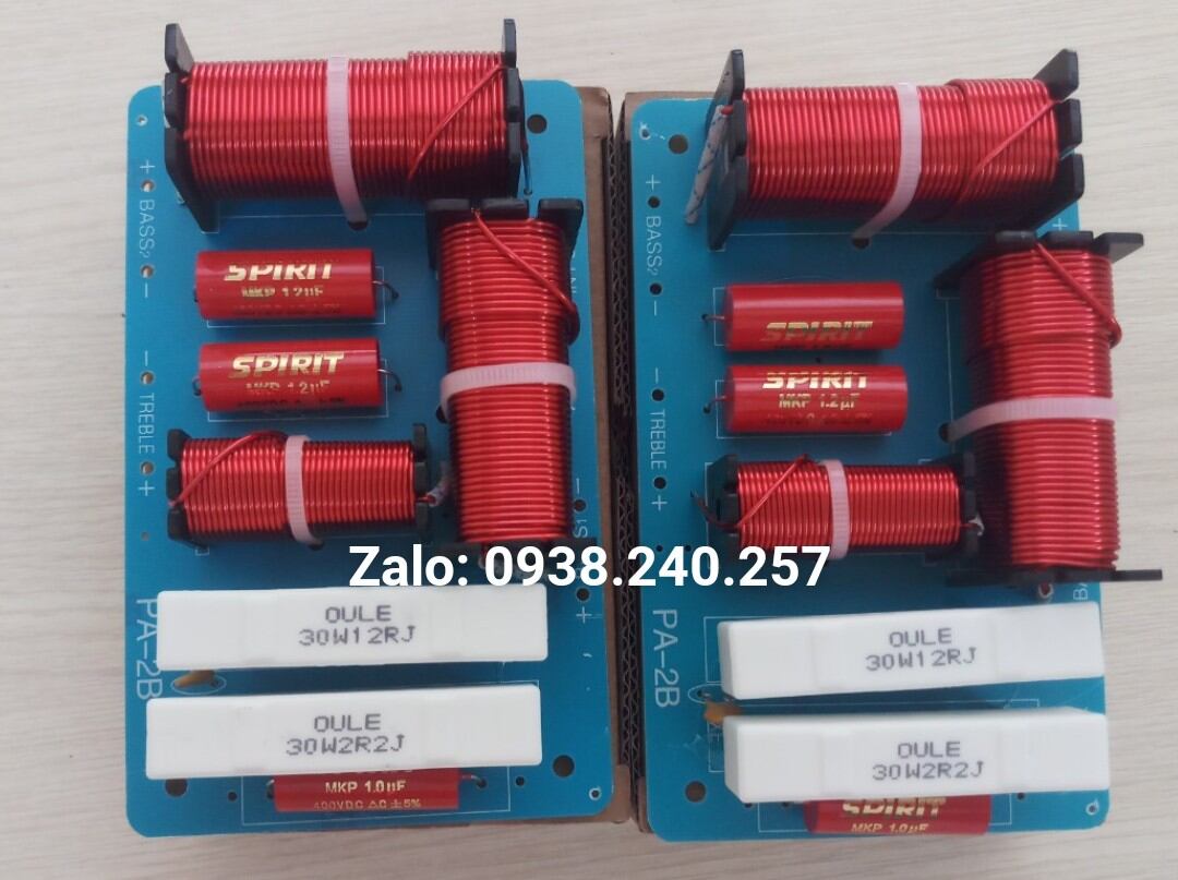 [GIÁ 2 CÁI]Phân tần 2 bass+1 treble PA-2B ( giá 1 cặp)- phân tần PA2B - mạch phân tần loa