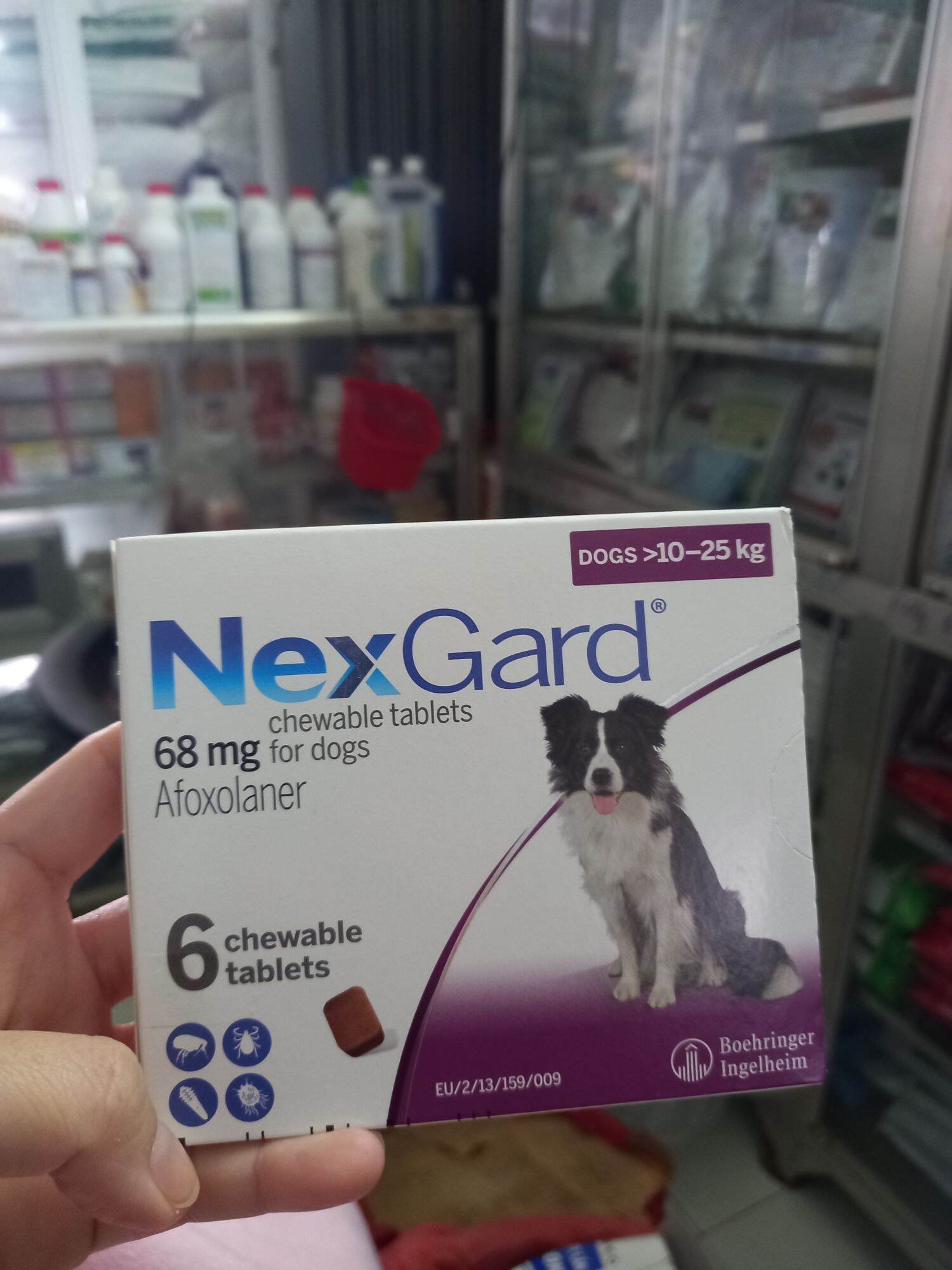 Nexgard 10-25kg,viên nhai