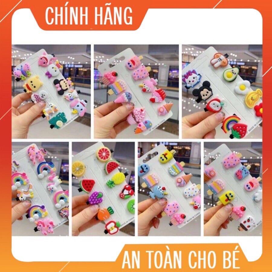Sét 10 Kẹp Tóc y Hình Cho Bé gái