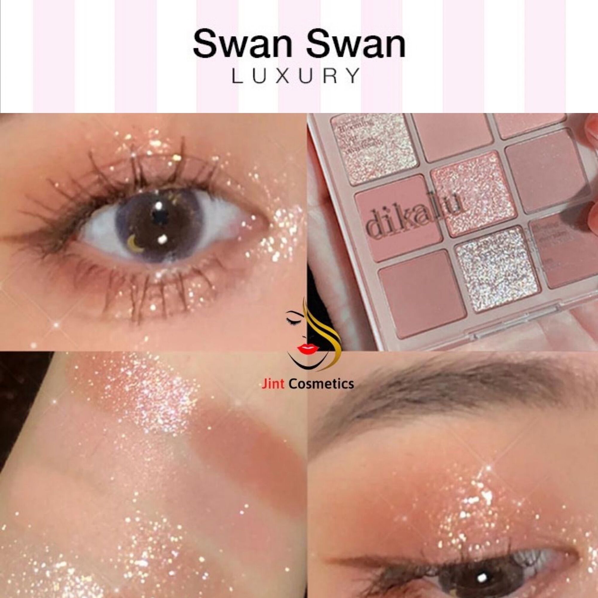 Bảng Phấn Mắt Dikalu 9 Ô Tone Nude