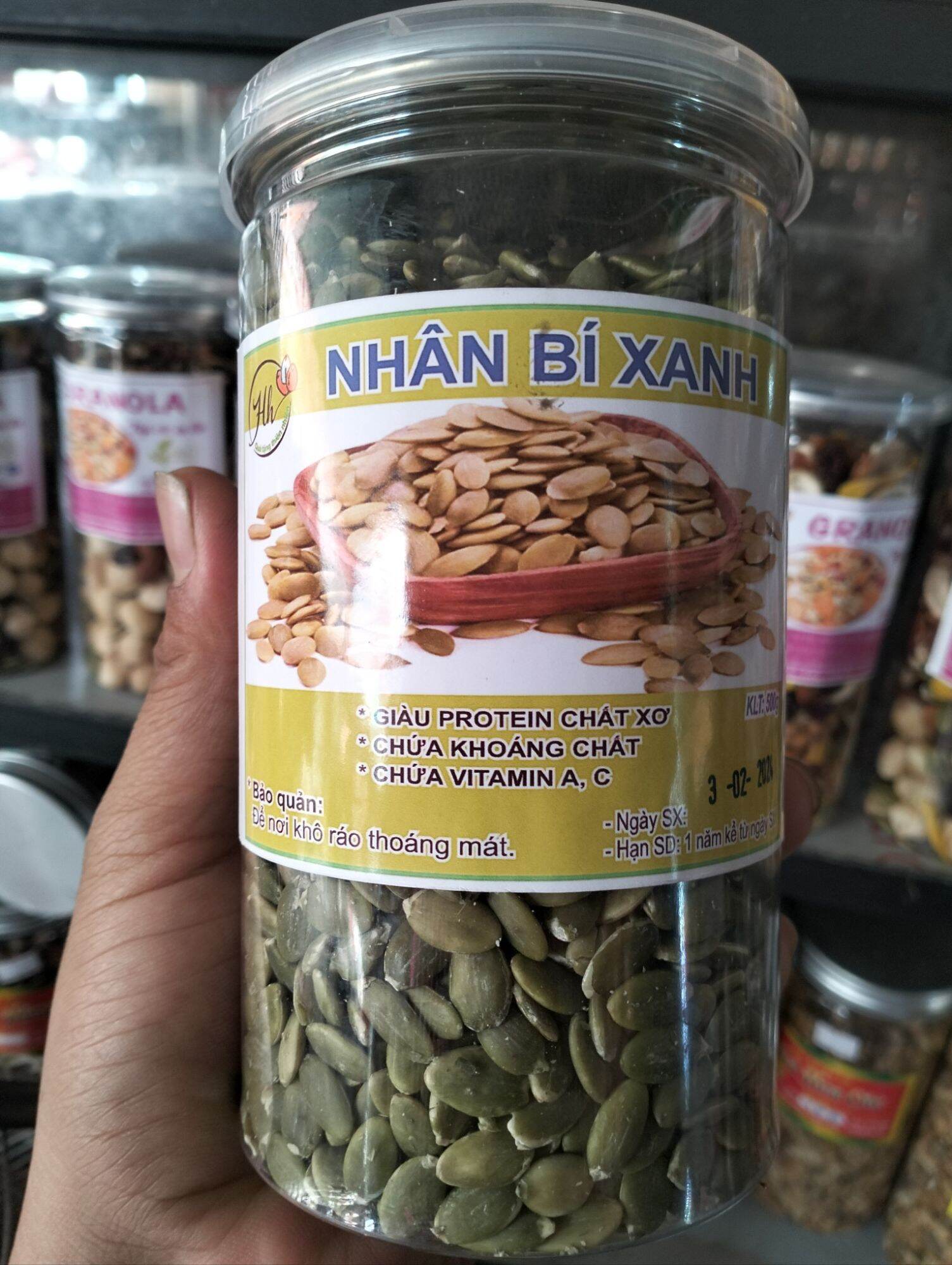 hạt bí xanh