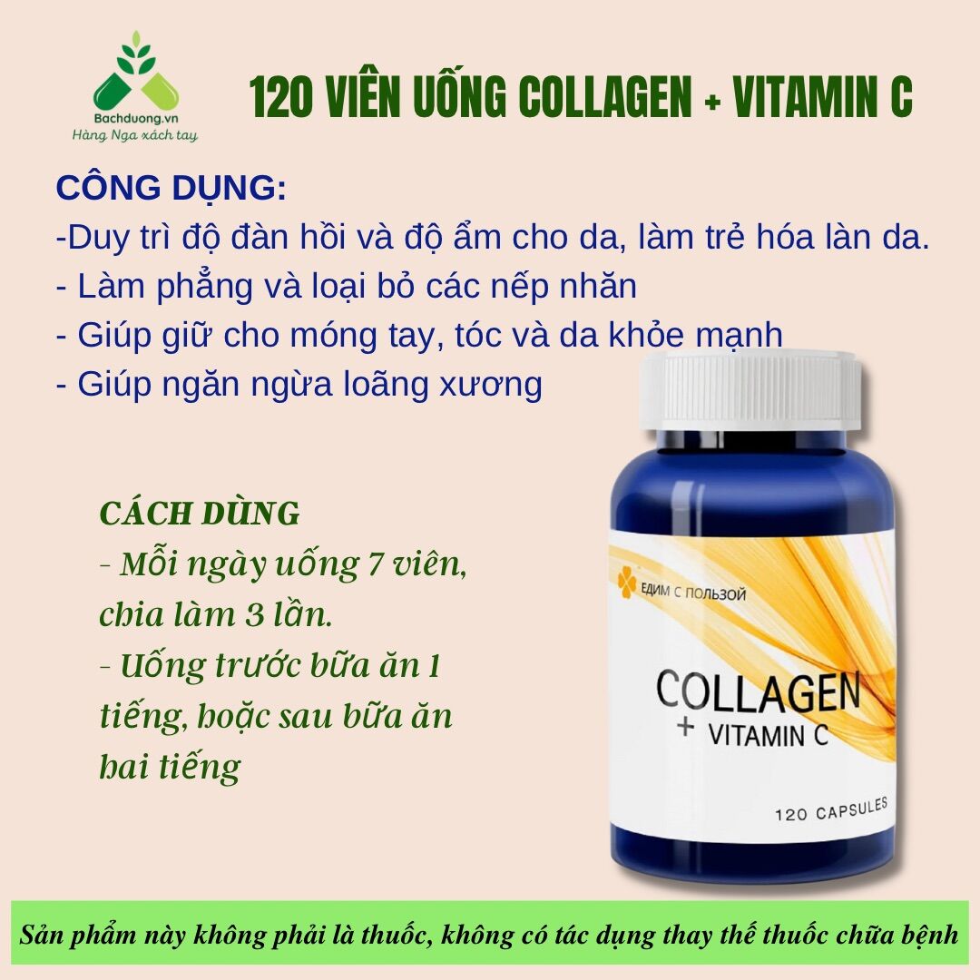 Collagen nhập khẩu Nga -120 viên
