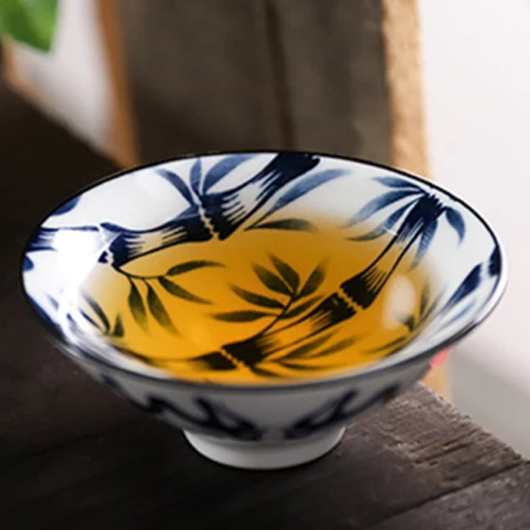 tách trà hoa kiểu nhật