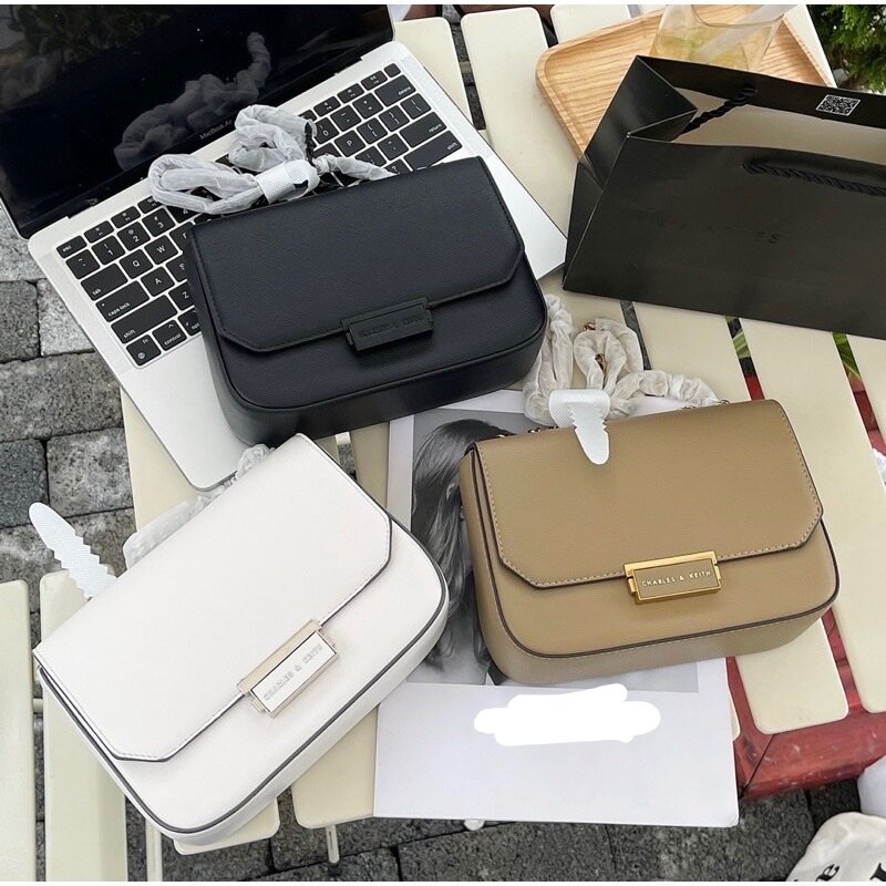Túi đeo vai, đeo chéo nữ cao cấp, da sần nhẹ size 22cm