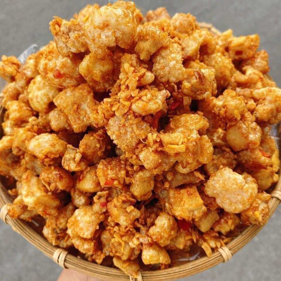 Tóp mỡ sấy cháy tỏi - siêu ngon 100g