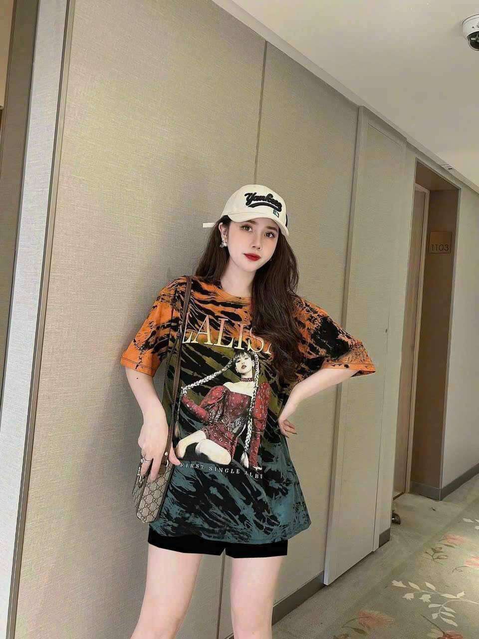 SÉT BỘ SHORT NỮ THUN COTTON PHỐI 3D CAO CẤP