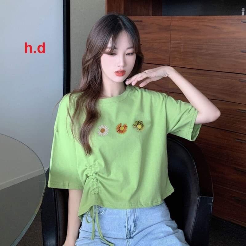 Áo crt dây rút 3 hoa hd26