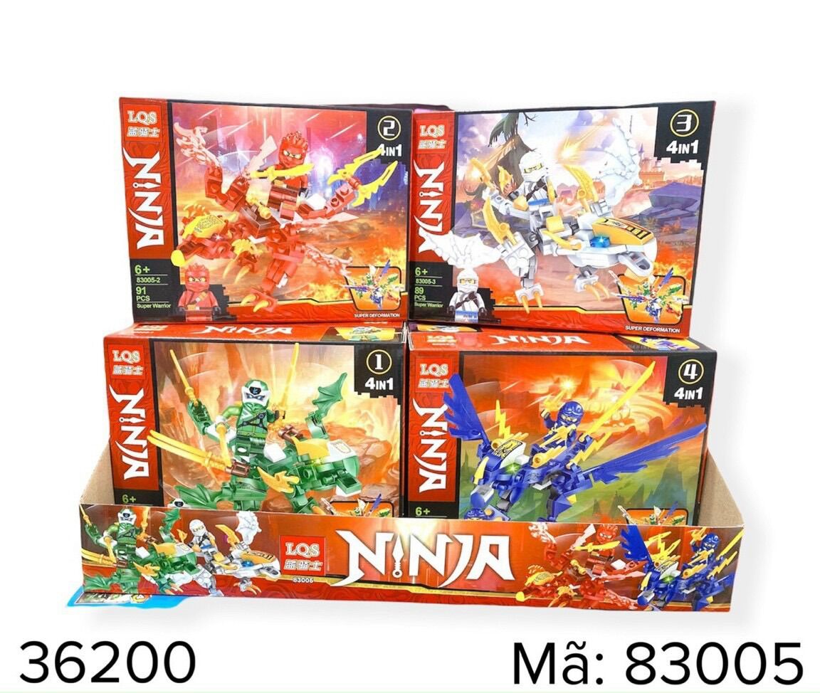 Đồ chơi xếp hình lắp ráp NINJA- Giao mẫu ngẫu nhiên