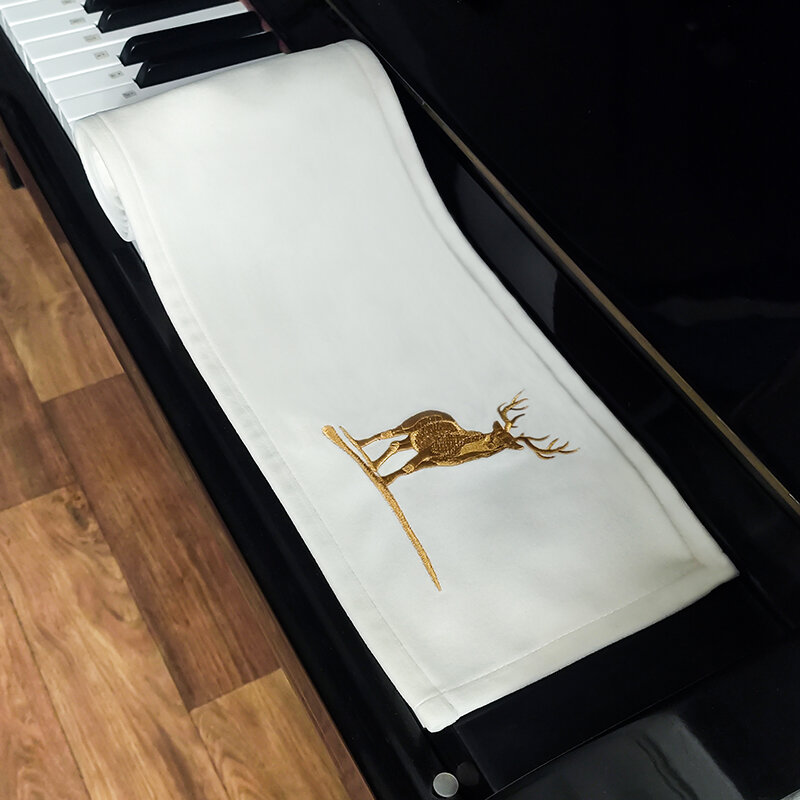 Khăn phủ vải chống bụi bàn phím đàn piano khăn phủ đàn piano điện kiểu đứng phím bàn phím đàn piano khăn phủ vải bàn phím đàn phụ kiện thông dụng