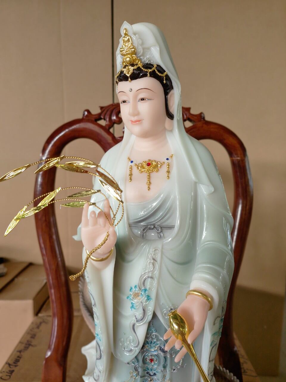 Tượng Quan Âm Nam Hải cao 70cm