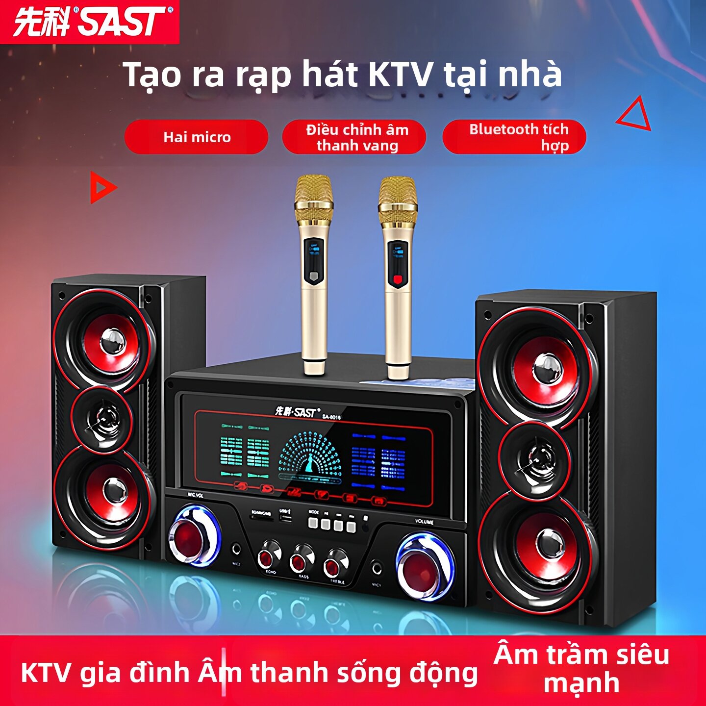 Sast | Hệ Thống Loa Karaoke Bass Thấp tại Nhà