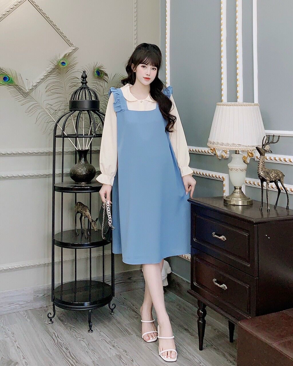 Váy Bầu Giả Yếm