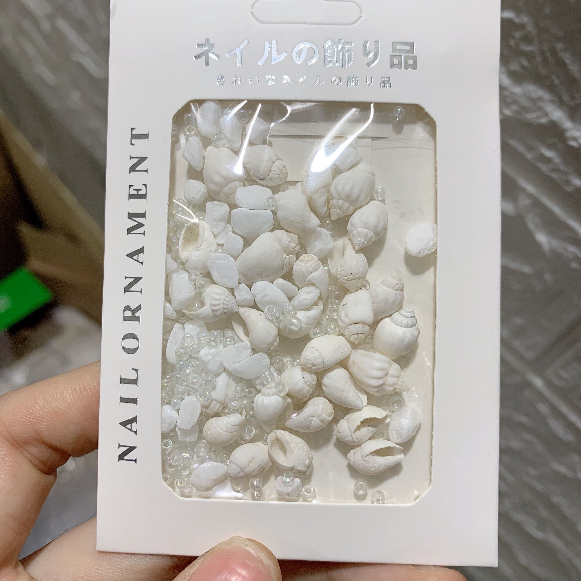 Phụ kiện ốc gắn móng charm ốc đá gắn móng