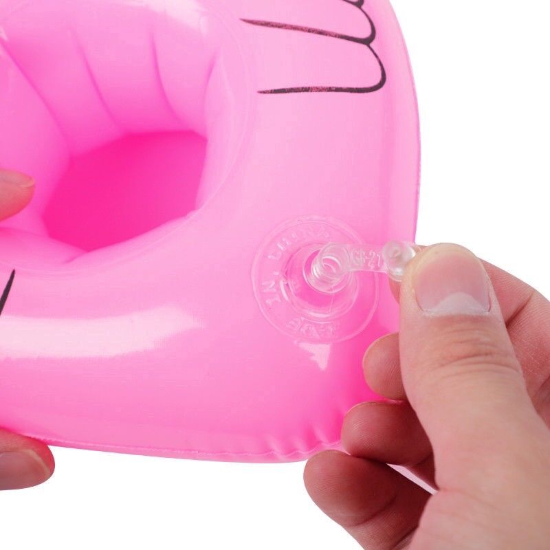 Phao mini đựng cốc bể bơi đồ chơi bể tắm cho bé