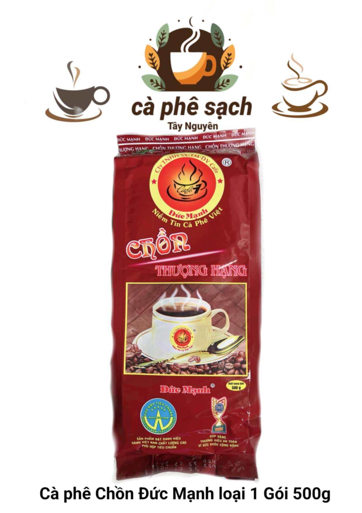 Cà phê chồn Đức Mạnh loại 1 thượng hạng gói 500g