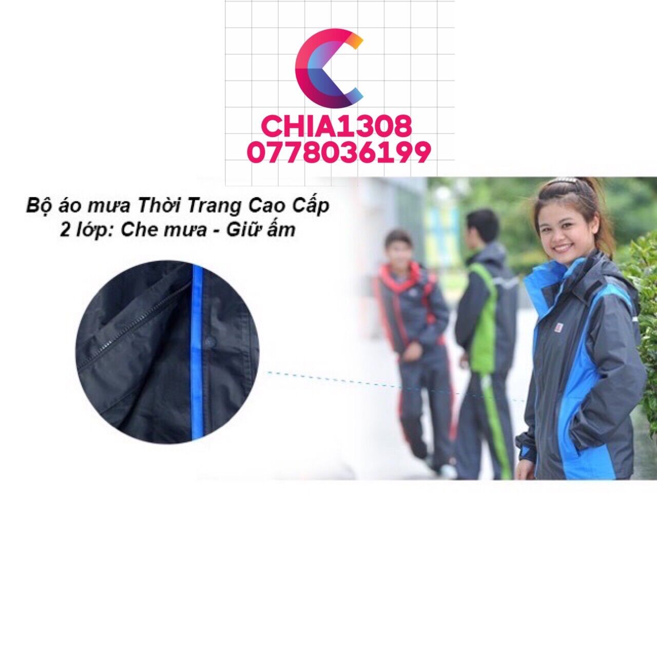 ÁO MƯA BỘ THỂ THAO CAO CẤP CỦA RANDO( sỉ ib)