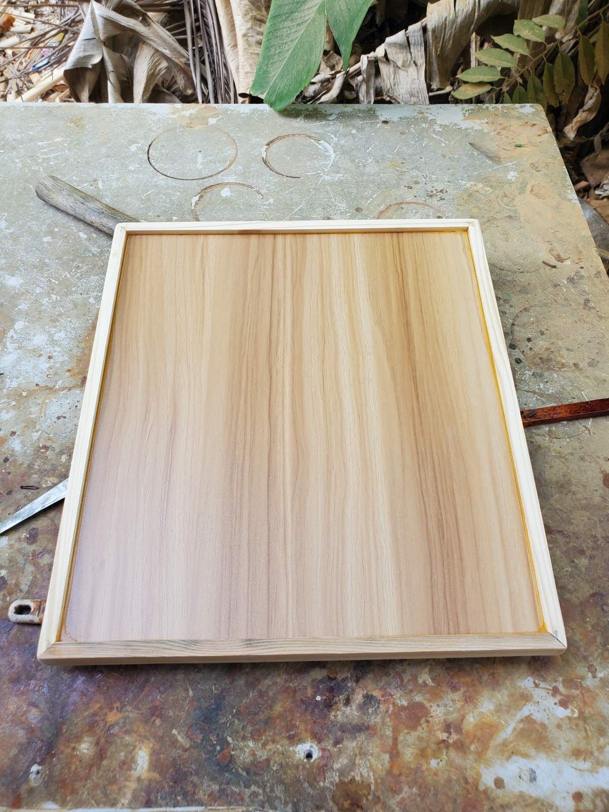 Bàn cờ tướng gỗ 45x50cm