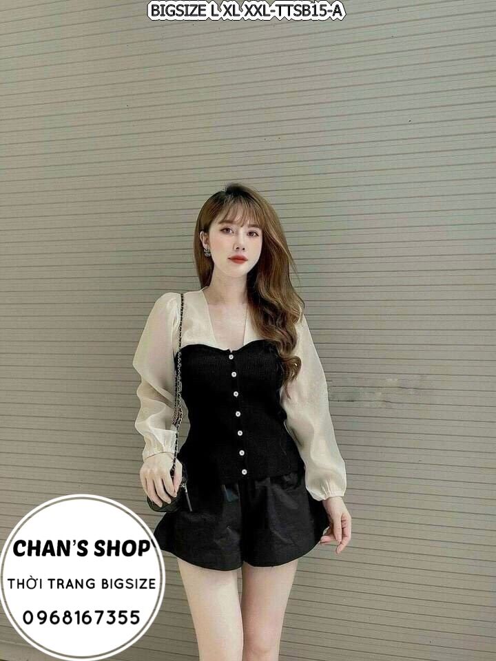 Bigsize 60- 90kg ÁO TAY PHỐI