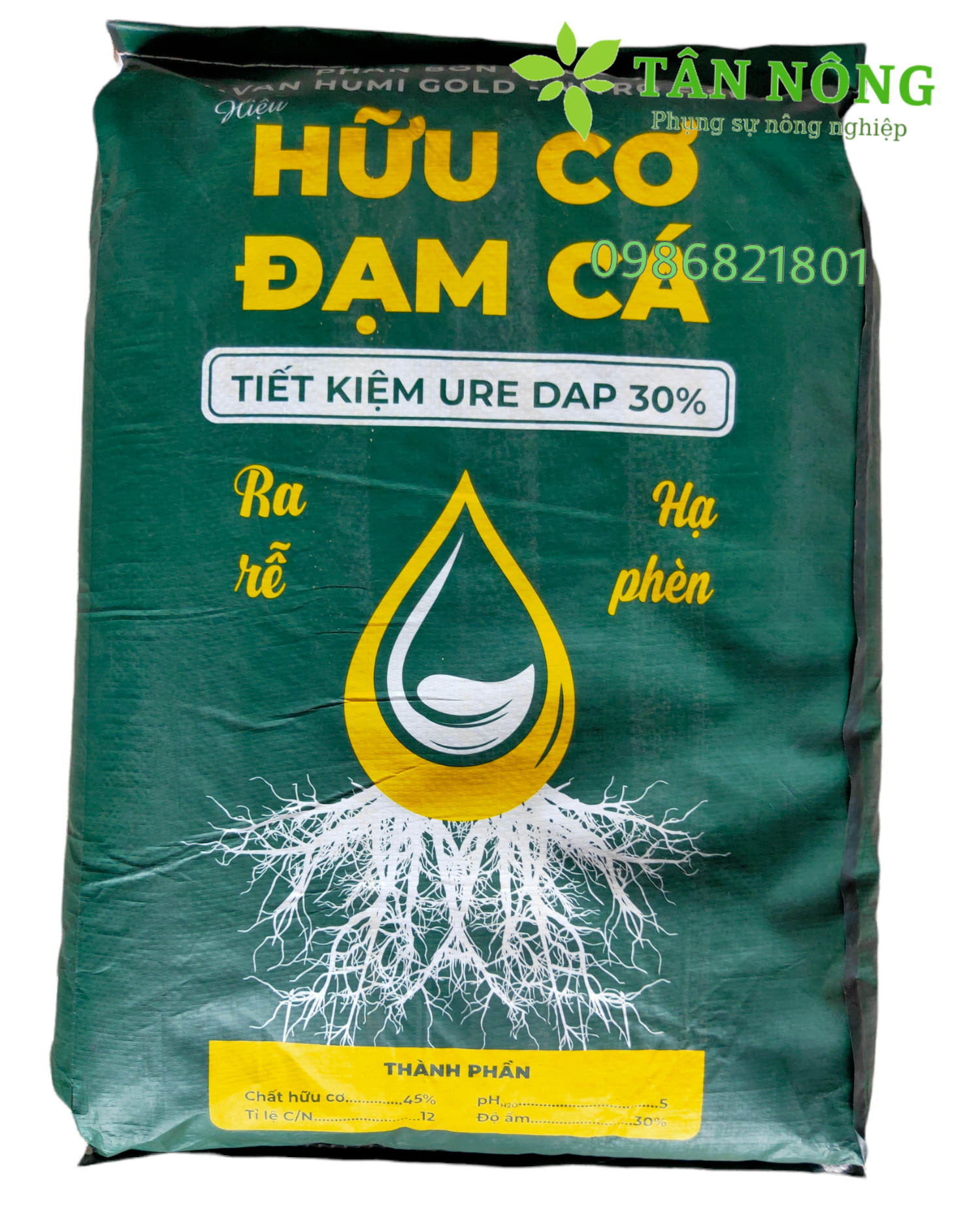 1kg phân bón hữu cơ đạm cá