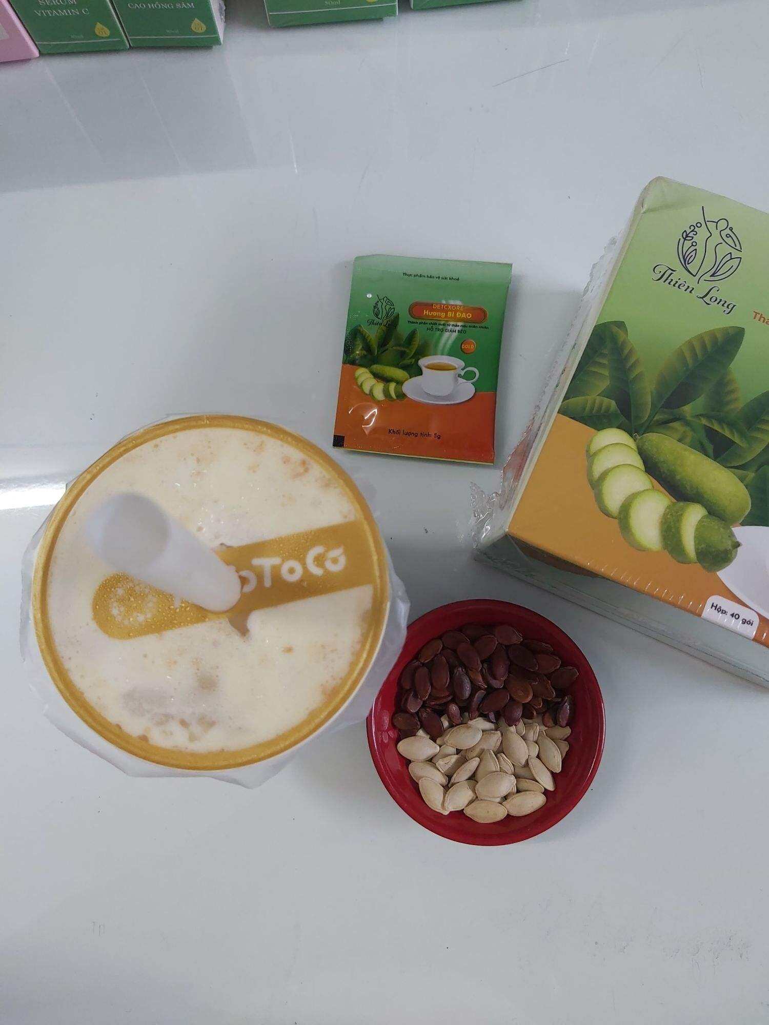 Trà giảm cân cốt bí đao detox ( 15 gói )