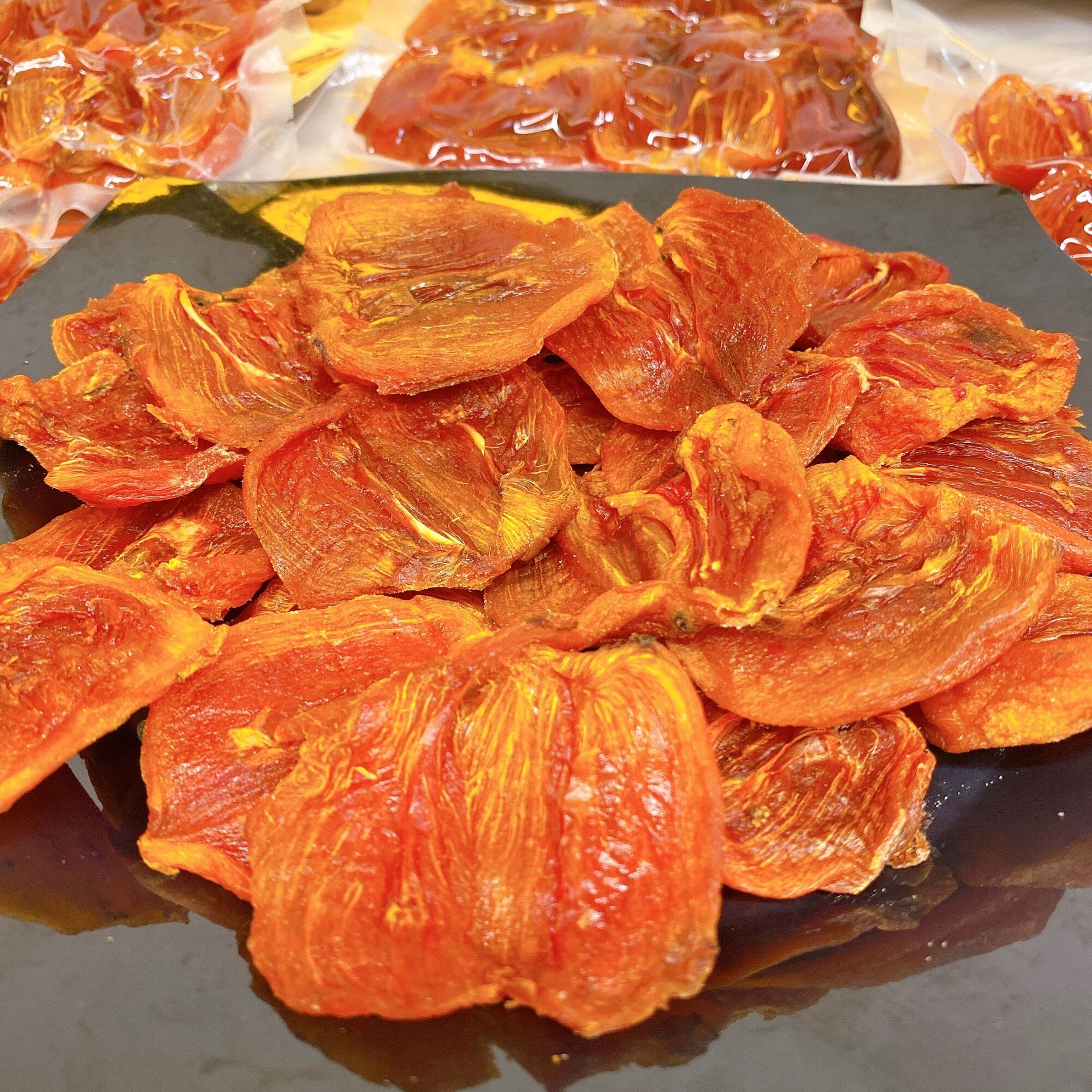 500g hồng sấy dẻo dạng chẻ - đặc sản đà lạt