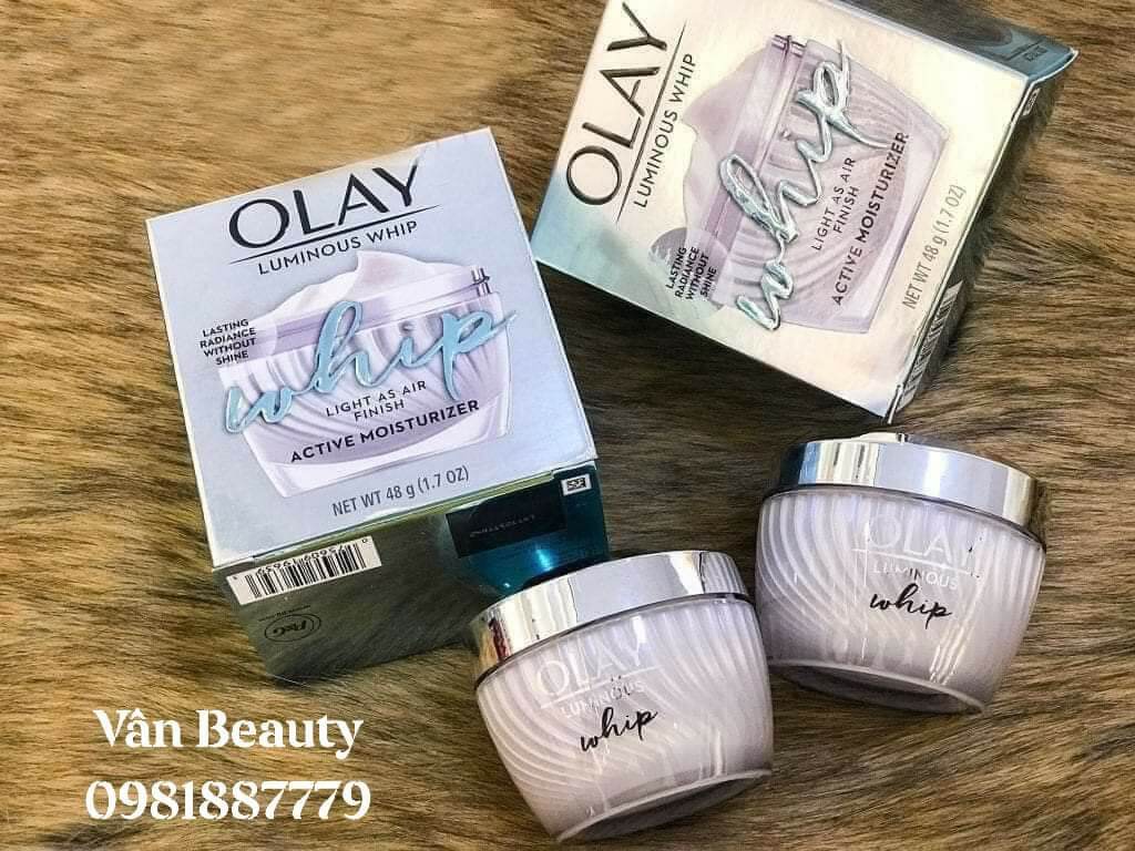 Kem Dưỡng Da Olay Làm Sáng Da Có Hoạt Chất Dưỡng Ẩm Luminous Whip