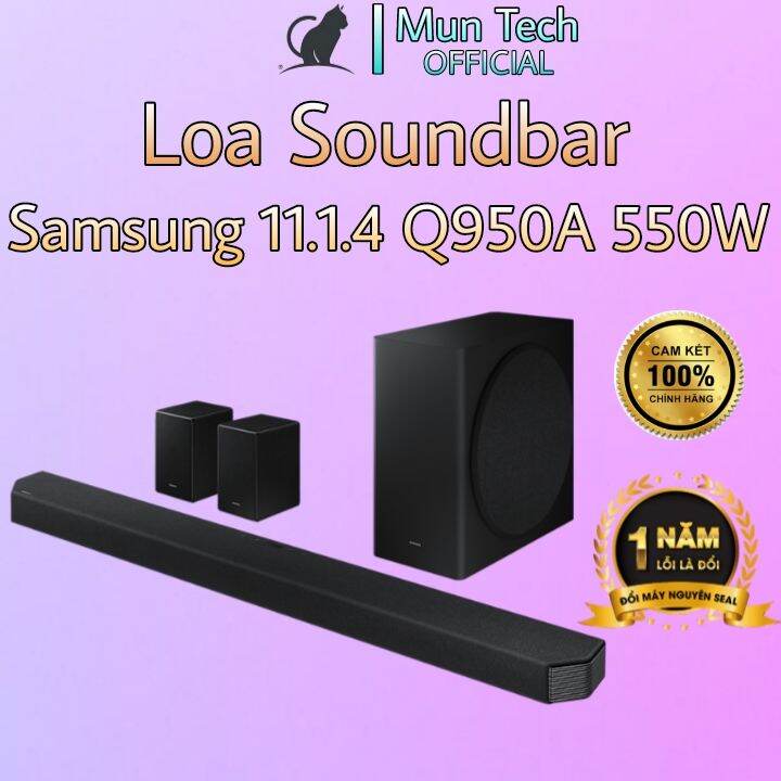 [Trả góp 0%]Loa Samsung Soundbar 11.1.4ch HW-Q950A 550W Mới Nhất Năm 2021 - Hàng chính hãng 100% [Bảo Hành 12 Tháng] thumbnail