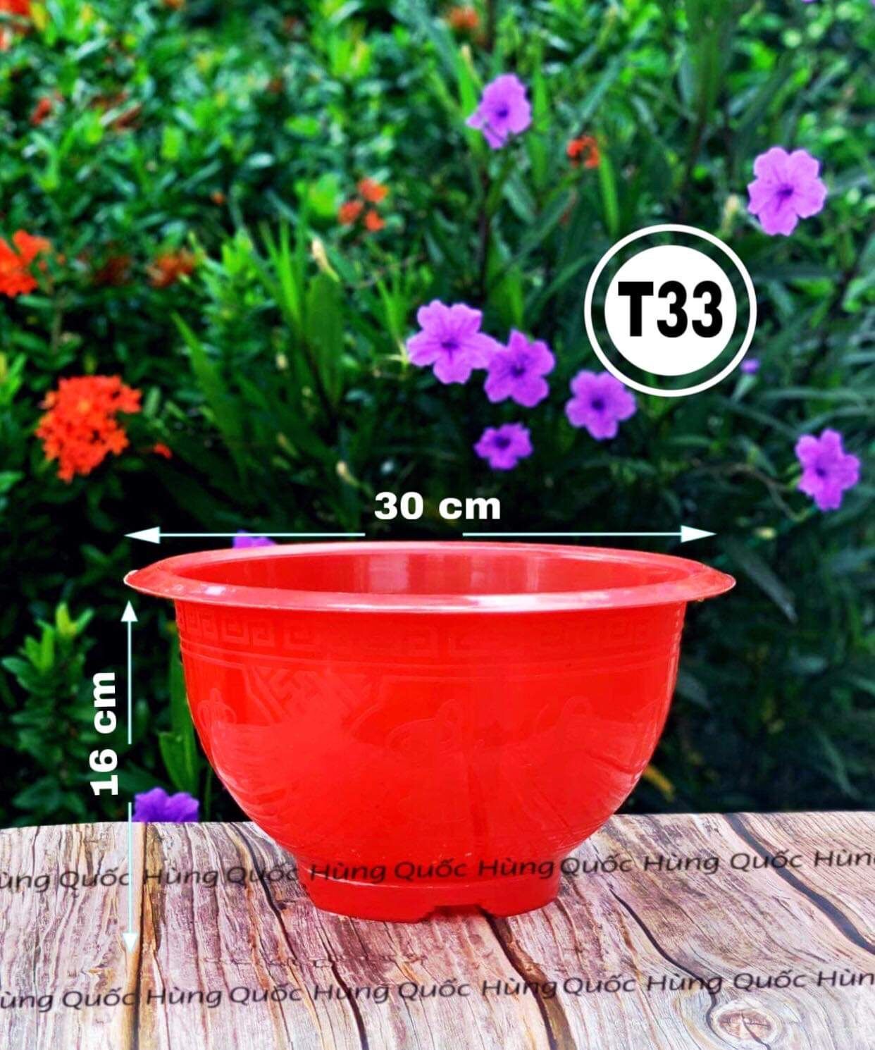 Chậu nhựa trồng cây T33